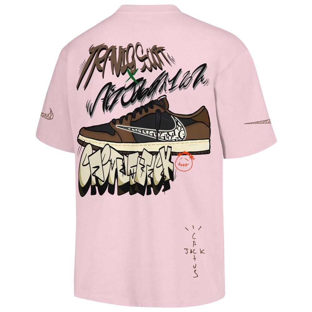 Travis scott X Dior X Nike T-shirt - 210524TD0010PI1 AOP Unisex Standard T-shirt 2 white s