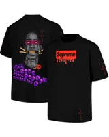 Travis Scott X Supreme Skull T-shirt - 230524TD0018BLA AOP Unisex Standard T-shirt 2 white s
